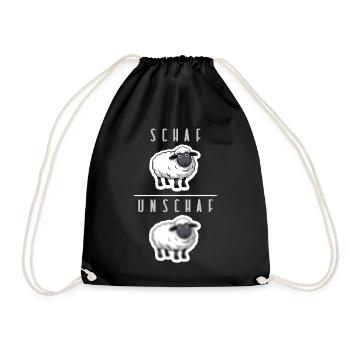 humour moutons-démembrements - Sac de sport léger - noir - Devant