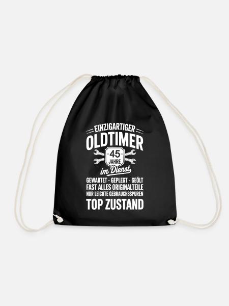Anniversaire de l’entreprise : 45 ans de service - Sac de sport léger - noir