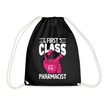 Pharmacist Pharmaceutical Technical - Drawstring Bag - black - Front