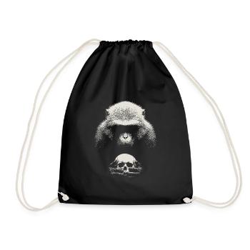Le singe de Shakespeare - Sac de sport léger - noir - Devant