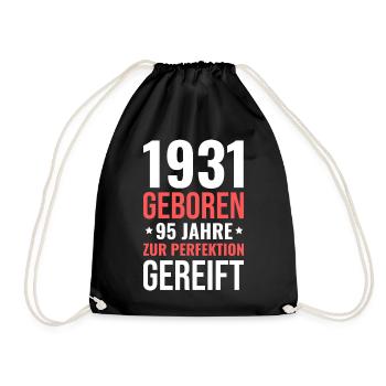 Born in 1931 – 95 years matured to perfection - Drawstring Bag - black - Front