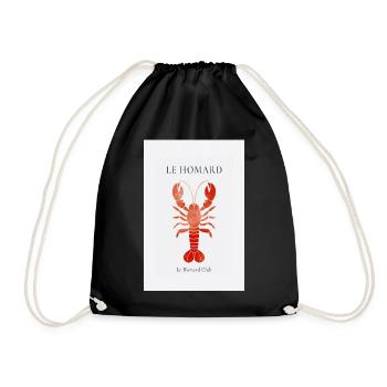 Le Homard Club Reduced Lobster Design France - Sac de sport léger - noir - Devant