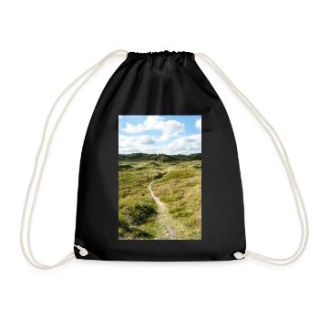 Sentier des Dunes à Søndervig, Danemark - Sac de sport léger - noir - Devant