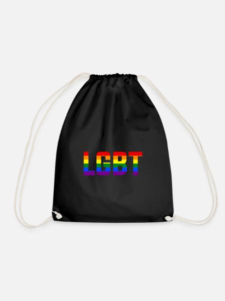 LGBT - Sac de sport léger - noir