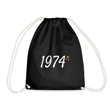 1974 - Sac de sport léger - noir - Devant