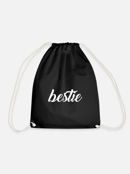 bestie - Turnbeutel - Schwarz