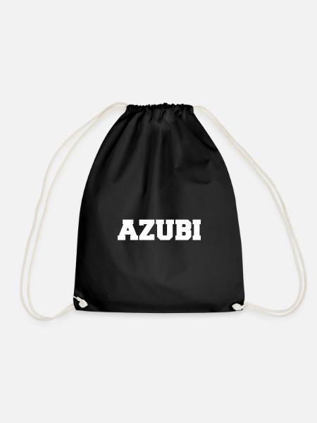 Azubi Ausbildung Lehrling Arbeit - Turnbeutel - Schwarz