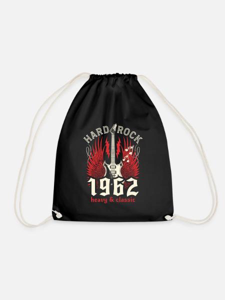 1962 Hard Rocker 60 Years Anniversary Musician - Drawstring Bag - black