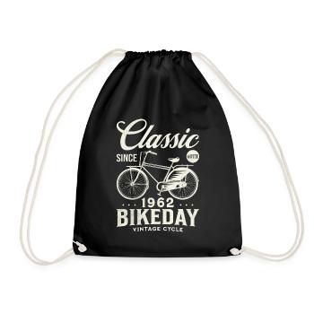 Cycliste 1962 Vélo 60 Ans Anniversaire - Sac de sport léger - noir - Devant