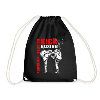 Kickboxing - Turnbeutel - Schwarz - Vorne