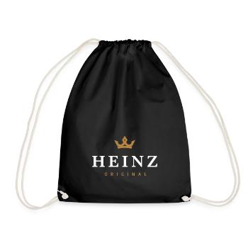 Heinz Original Familienlogo - Turnbeutel - Schwarz - Vorne