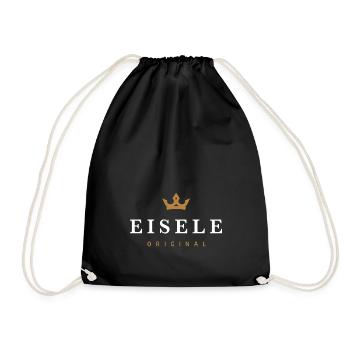Eisele Original Familienlogo - Turnbeutel - Schwarz - Vorne