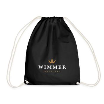 Logo original de la famille Wimmer - Sac de sport léger - noir - Devant