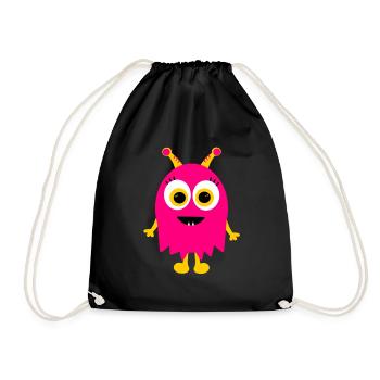 Monster - Turnbeutel - Schwarz - Vorne