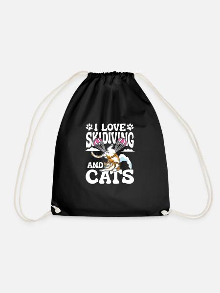 Parachute & Chats - Sac de sport léger - noir