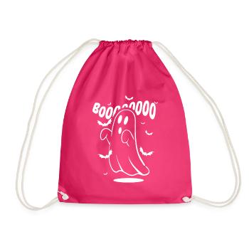 Boo halloween, fantôme drôle, Boo Boo - Sac de sport léger - fuchsia - Devant