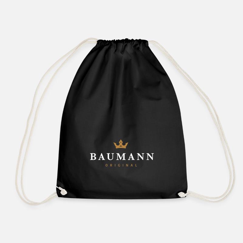 Baumann Original Familienlogo - Turnbeutel - Schwarz