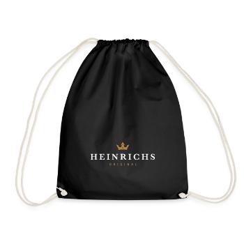 Heinrichs Original Familienlogo - Turnbeutel - Schwarz - Vorne