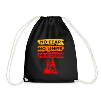 Cross Cardio Sports Equipment Endurance Sports - Drawstring Bag - black - Front