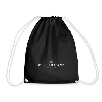 Logo original de la famille Westermann - Sac de sport léger - noir - Devant