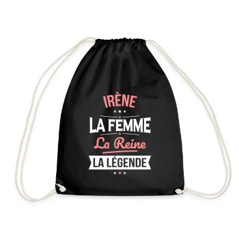 Irène - La Femme - La Reine - La Légende - Sac de sport léger - noir - Devant