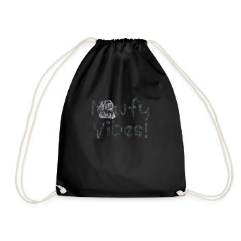 Newfoundlander - Drawstring Bag - black - Front