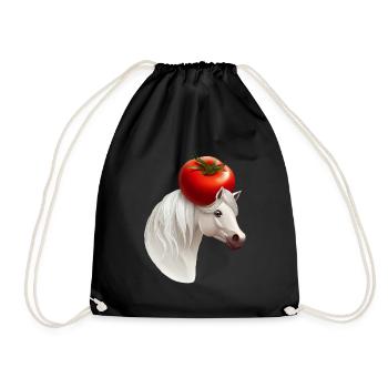 Cheval Tomato Head - Sac de sport léger - noir - Devant