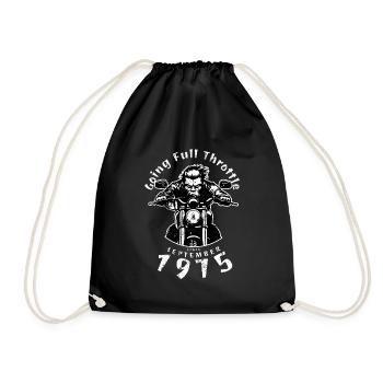 50. Geburtstag à plein régime depuis 09/1975 - Sac de sport léger - noir - Devant