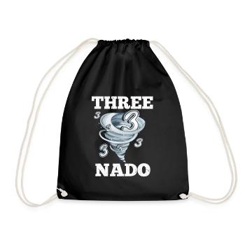 Tornade du 3ème anniversaire - Sac de sport léger - noir - Devant