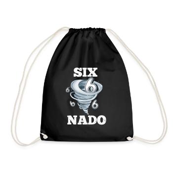 Tornade du 6e anniversaire - Sac de sport léger - noir - Devant