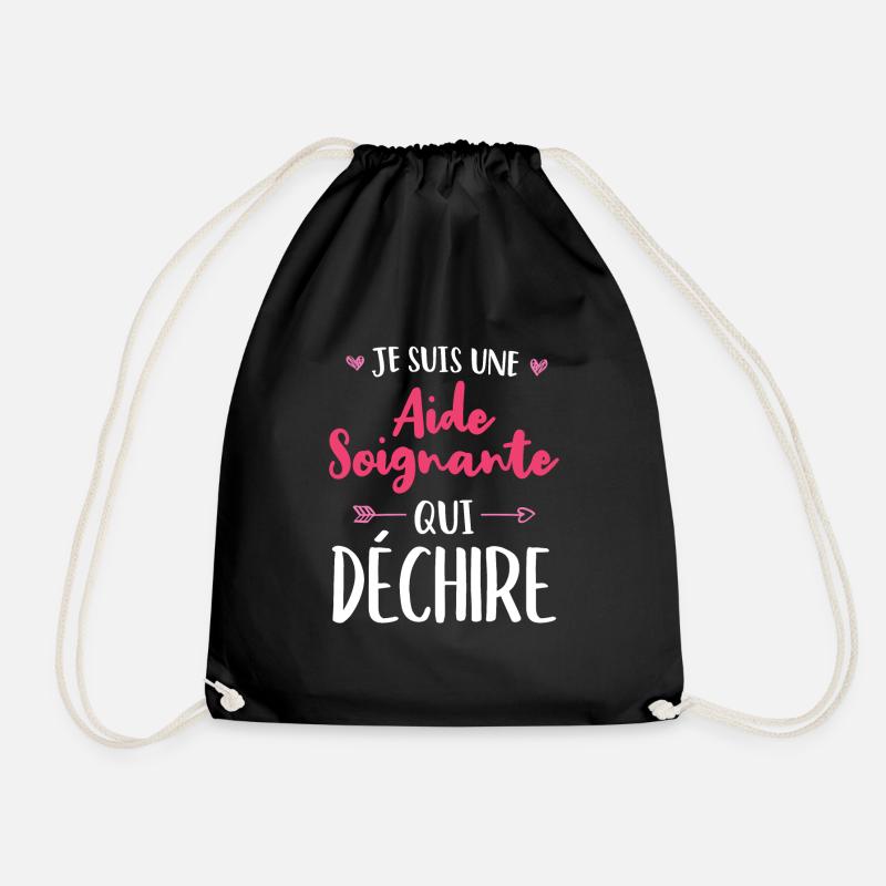 Je Suis Une Aide Soignante Qui Déchire - Sac de sport léger - noir
