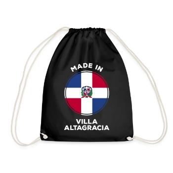 République dominicaine - Sac de sport léger - noir - Devant