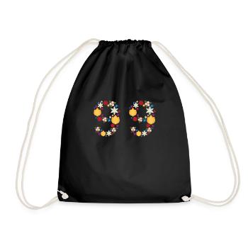 Fleurs 99 - Sac de sport léger - noir - Devant