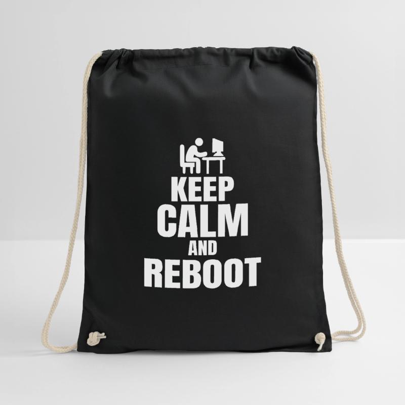 Admin Spruch Keep Calm Sys Admin Programmierer Turnbeutel