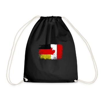 Canada Canada Drapeau Allemagne Cadeau Cool - Sac de sport léger - noir - Devant
