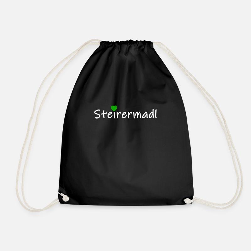 Steirerin Steier Steiermark Steirermadl Geschenk - Turnbeutel - Schwarz