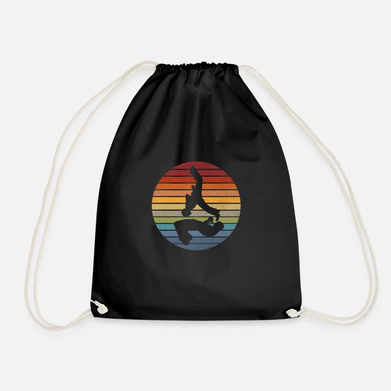 Capoeira MMA Kampfsport Geschenk - Turnbeutel - Schwarz