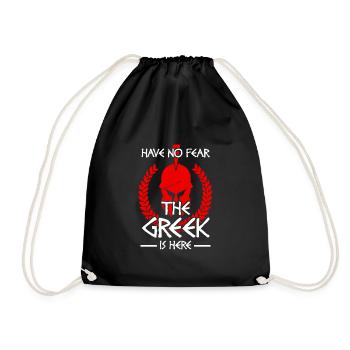 Guerrier Sparta Spartan Grèce cadeau - Sac de sport léger - noir - Devant