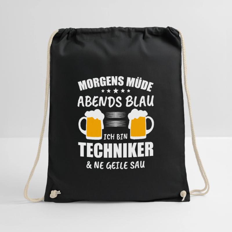 Techniker Computer Technik Geschenk Turnbeutel