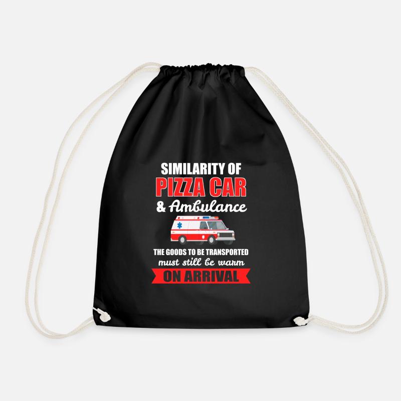 Paramedic Paramedic Paramedic Gift - Drawstring Bag - black