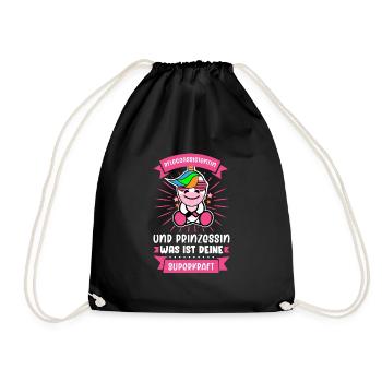 Pflegeassistentin Pflegerin Pflegekraft Geschenk - Turnbeutel - Schwarz - Vorne