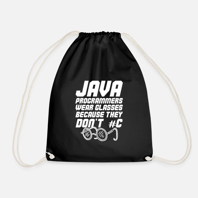 Cooler Java-Programmierer - Turnbeutel - Schwarz