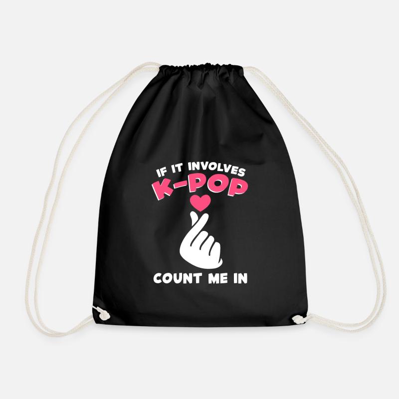 K-Pop K-Pop cadeau - Sac de sport léger - noir