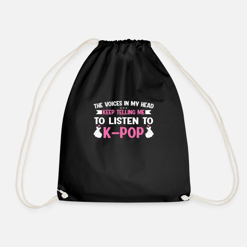K-Pop K-Pop cadeau - Sac de sport léger - noir