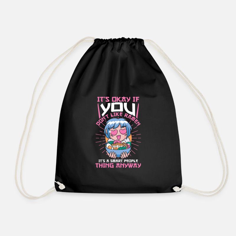 Ramen Ramen Geschenk - Turnbeutel - Schwarz