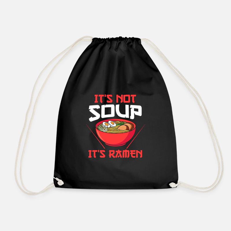 Ramen Ramen Merchandise Anime Geschenk - Turnbeutel - Schwarz