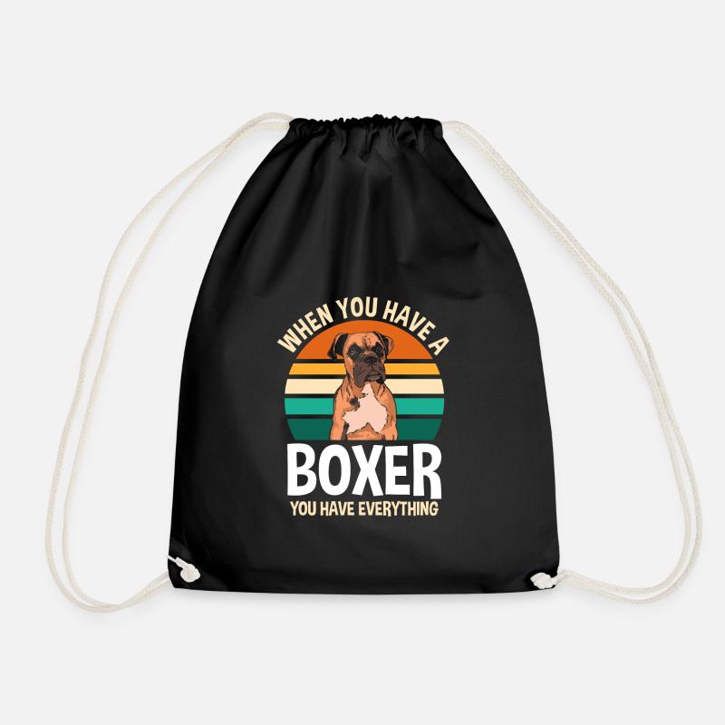 Boxer Boxer Geschenk - Turnbeutel - Schwarz