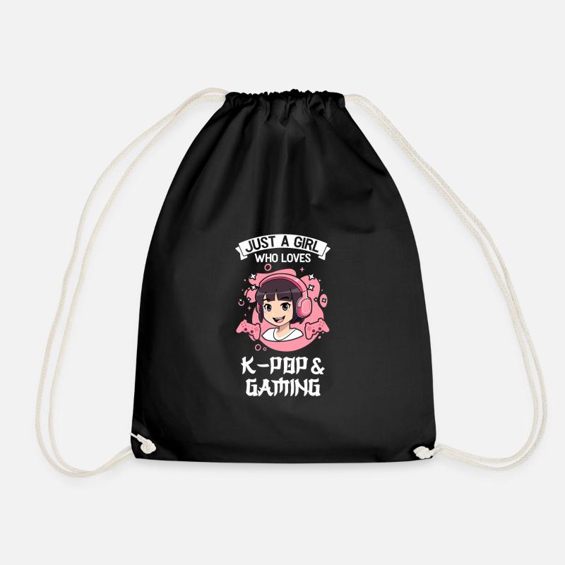 K-Pop-K-Pop-Merch K-Pop-Waren Geschenk - Turnbeutel - Schwarz