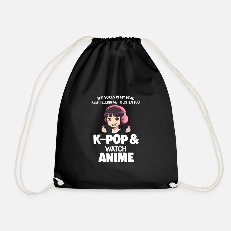 K-Pop-K-Pop-Merch K-Pop-Waren Geschenk - Turnbeutel - Schwarz
