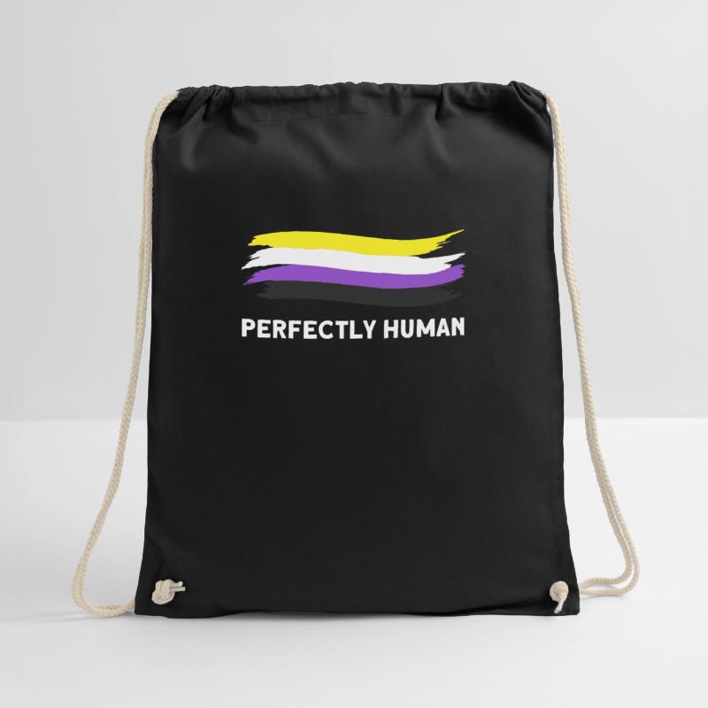 Non-binary Csd non-binary flag gift Drawstring Bag